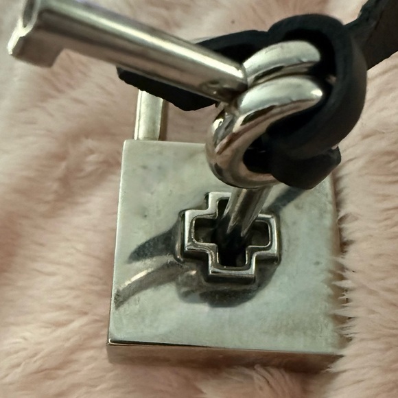 Bally Red and Silver Lock and Key - Picture 6 of 6